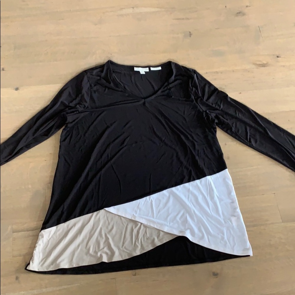 Dana Buchman patterned blouse